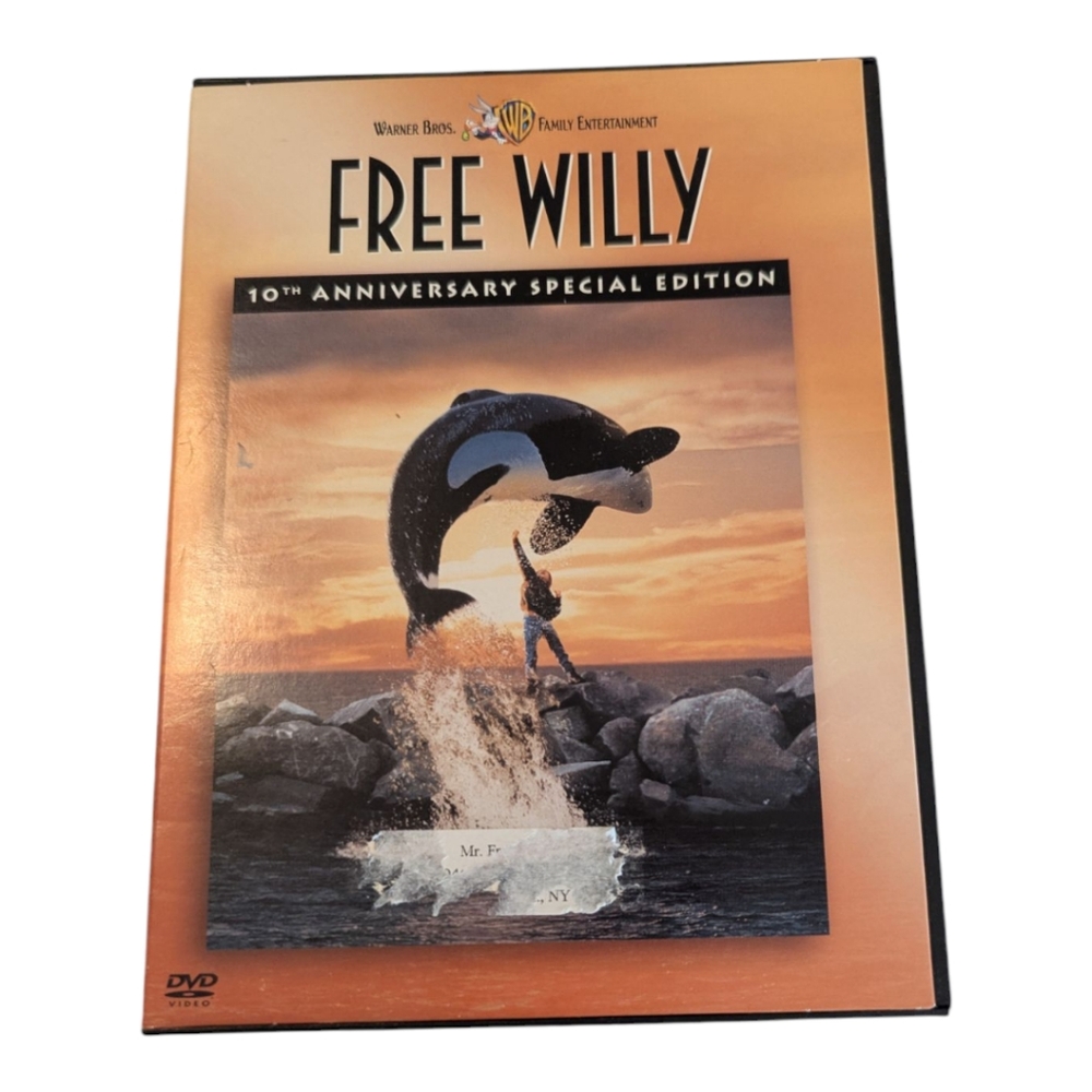 Free Willy 10th Anniversary Edition Widescreen (DVD, 1993, 2003)